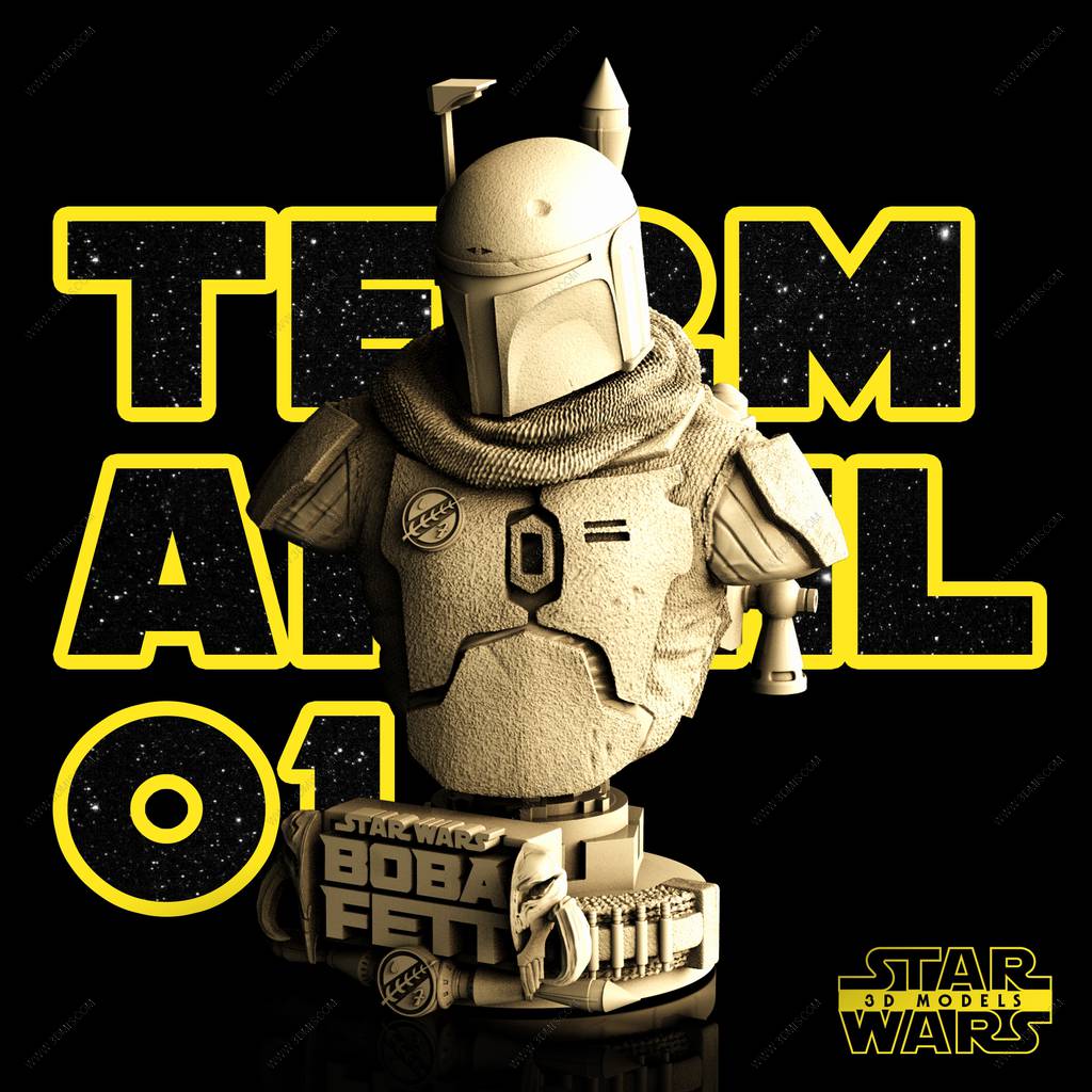 P站图纸印象馆 SW3D 星球大战 波巴·费特 SW3D 星球大战 波巴·费特