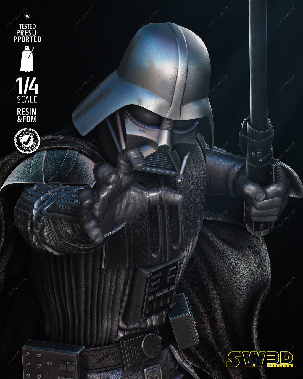 P站图纸印象馆 SW3D 星球大战 达斯·维德 SW3D 星球大战 达斯·维德