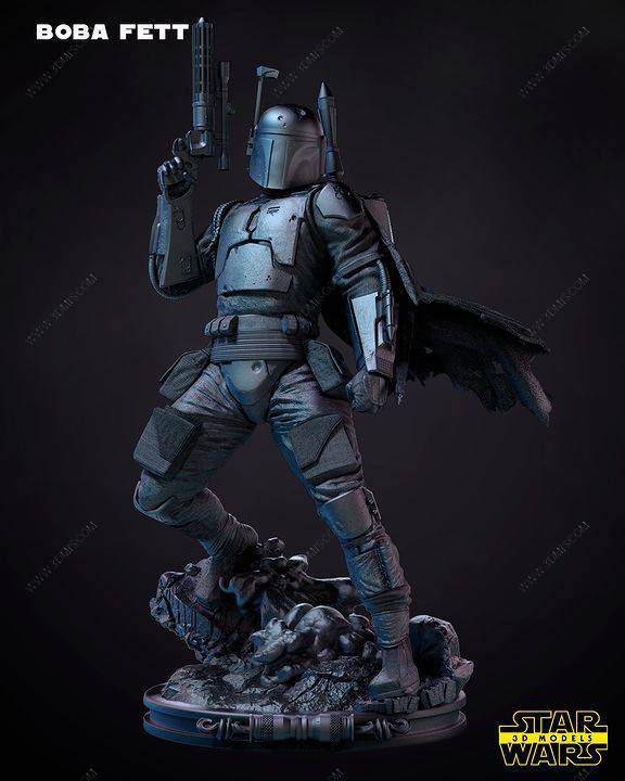 P站图纸印象馆 SW3D 星球大战 波巴·费特 SW3D 星球大战 波巴·费特