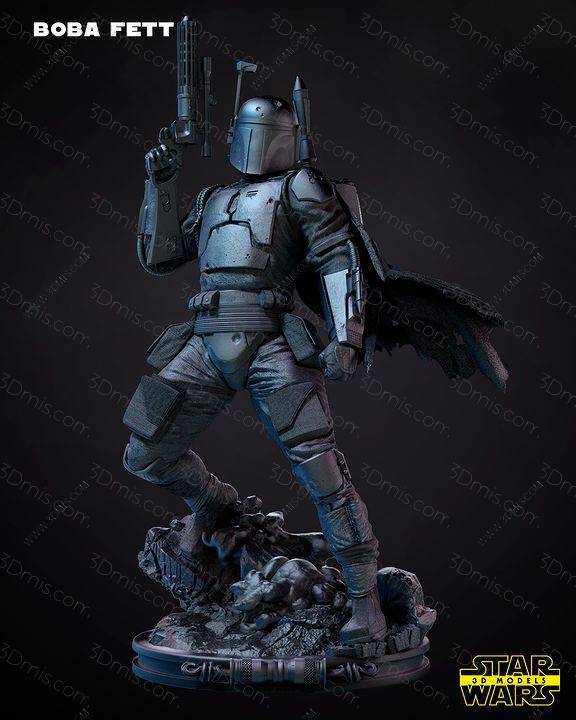 P站图纸印象馆 SW3D 星球大战 波巴·费特 SW3D 星球大战 波巴·费特