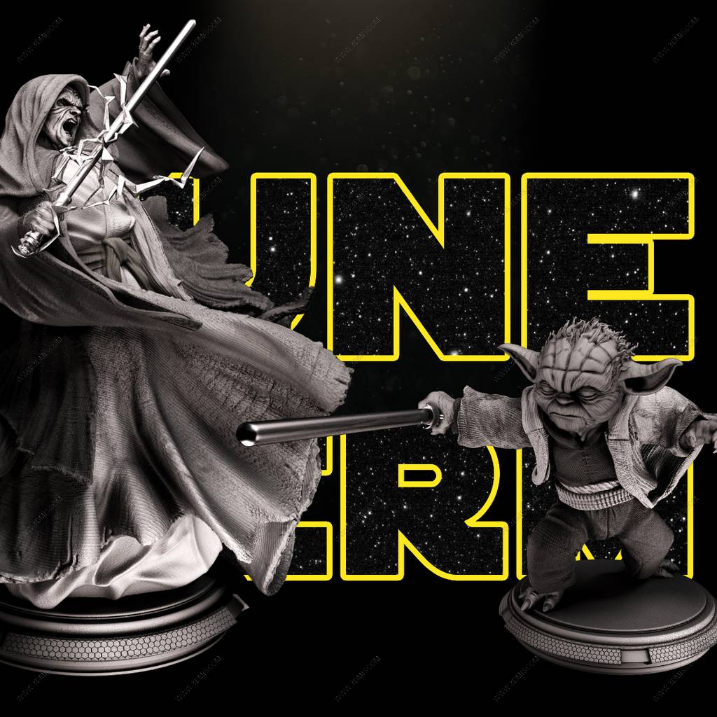 P站图纸印象馆 SW3D 星球大战 达斯·西迪厄斯对战尤达 SW3D 星球大战 达斯·西迪厄斯对战尤达