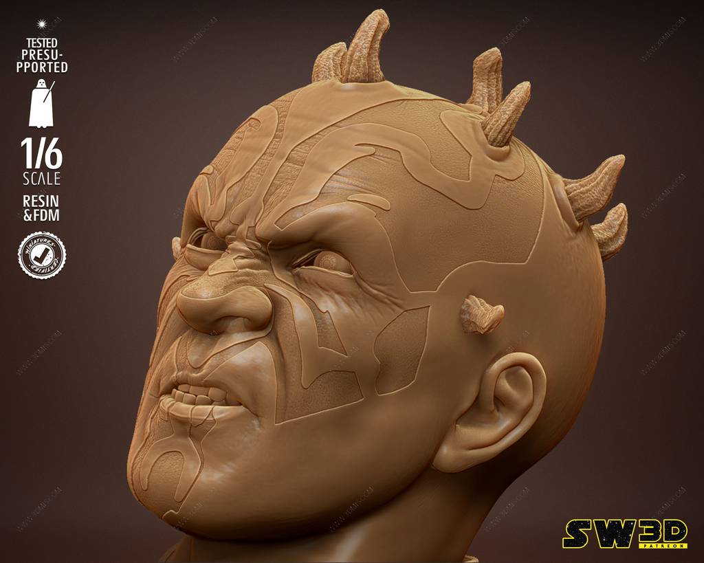 P站图纸印象馆 SW3D 星球大战 欧比旺对战达斯·摩尔 SW3D 星球大战 欧比旺对战达斯·摩尔