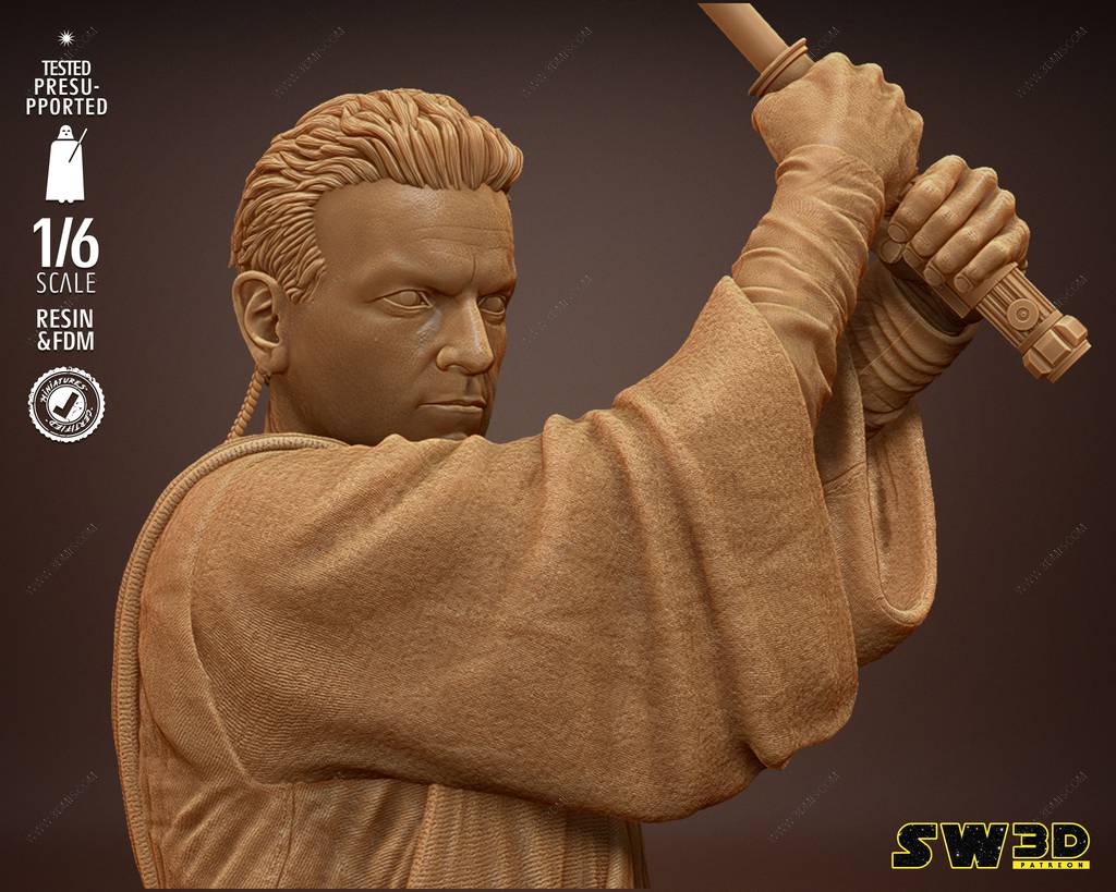 P站图纸印象馆 SW3D 星球大战 欧比旺对战达斯·摩尔 SW3D 星球大战 欧比旺对战达斯·摩尔