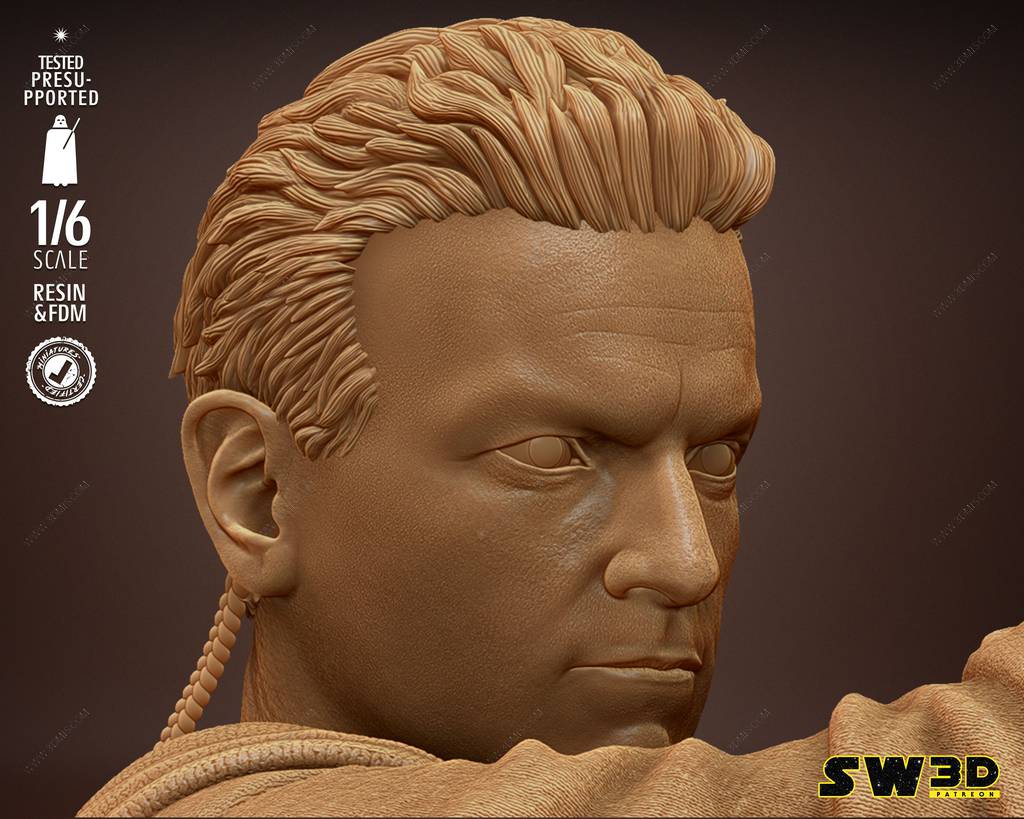 P站图纸印象馆 SW3D 星球大战 欧比旺对战达斯·摩尔 SW3D 星球大战 欧比旺对战达斯·摩尔