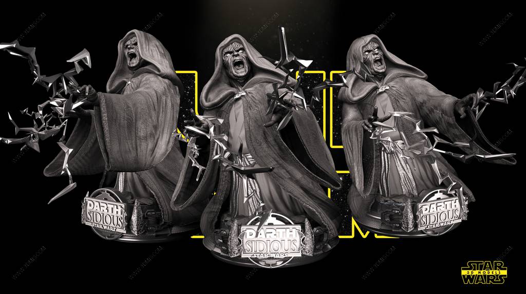 P站图纸印象馆 SW3D 星球大战 达斯·西迪厄斯 SW3D 星球大战 达斯·西迪厄斯