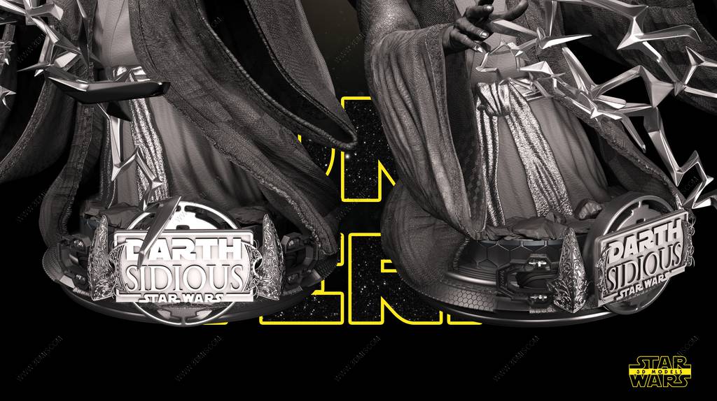 P站图纸印象馆 SW3D 星球大战 达斯·西迪厄斯 SW3D 星球大战 达斯·西迪厄斯