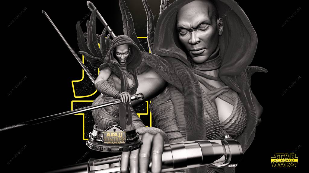 P站图纸印象馆 SW3D 星球大战 阿萨吉·文崔斯 SW3D 星球大战 阿萨吉·文崔斯