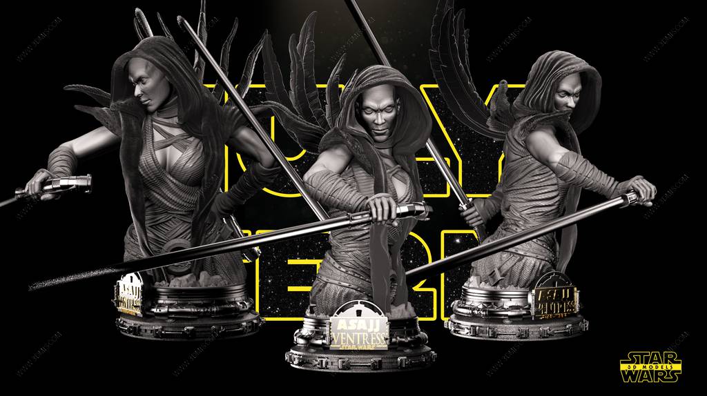 P站图纸印象馆 SW3D 星球大战 阿萨吉·文崔斯 SW3D 星球大战 阿萨吉·文崔斯