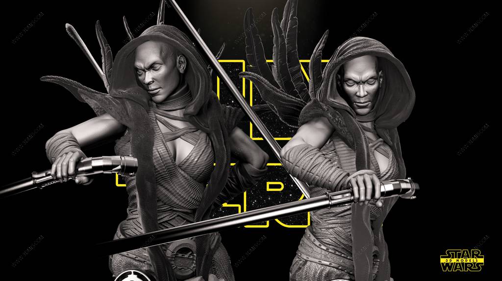 P站图纸印象馆 SW3D 星球大战 阿萨吉·文崔斯 SW3D 星球大战 阿萨吉·文崔斯