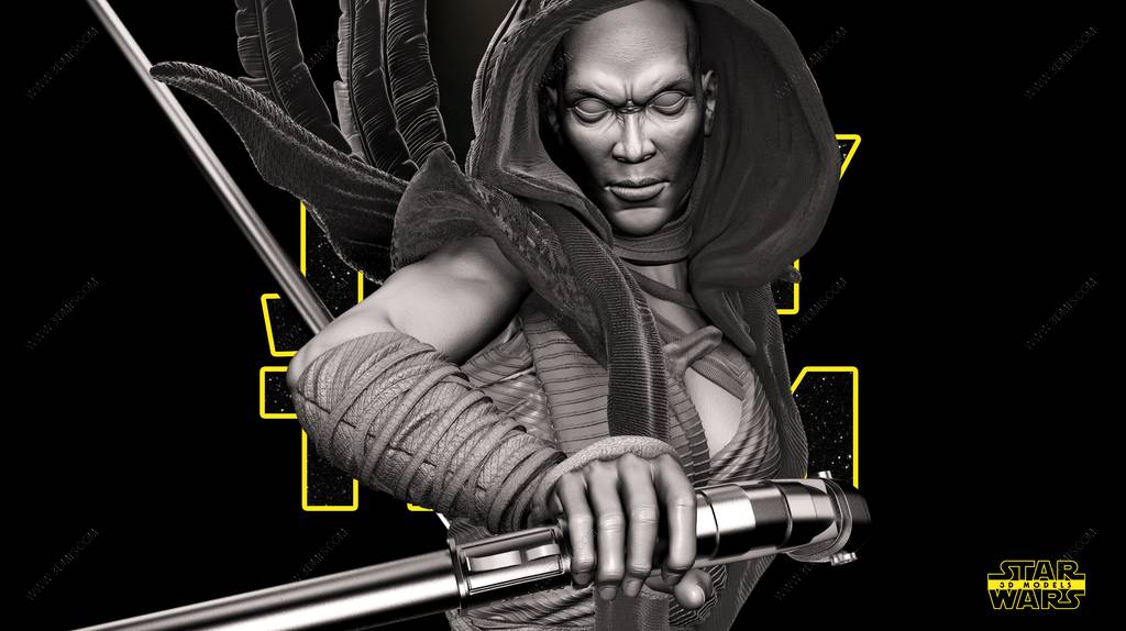 P站图纸印象馆 SW3D 星球大战 阿萨吉·文崔斯 SW3D 星球大战 阿萨吉·文崔斯