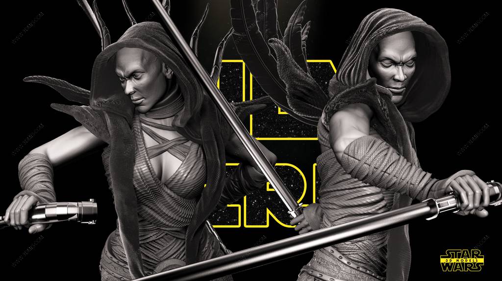 P站图纸印象馆 SW3D 星球大战 阿萨吉·文崔斯 SW3D 星球大战 阿萨吉·文崔斯