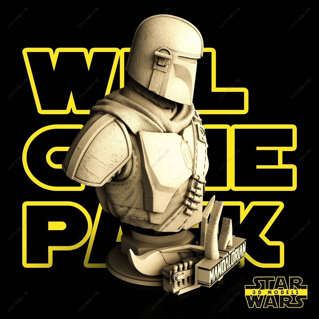 P站图纸印象馆 SW3D 星球大战 曼达洛人 SW3D 星球大战 曼达洛人