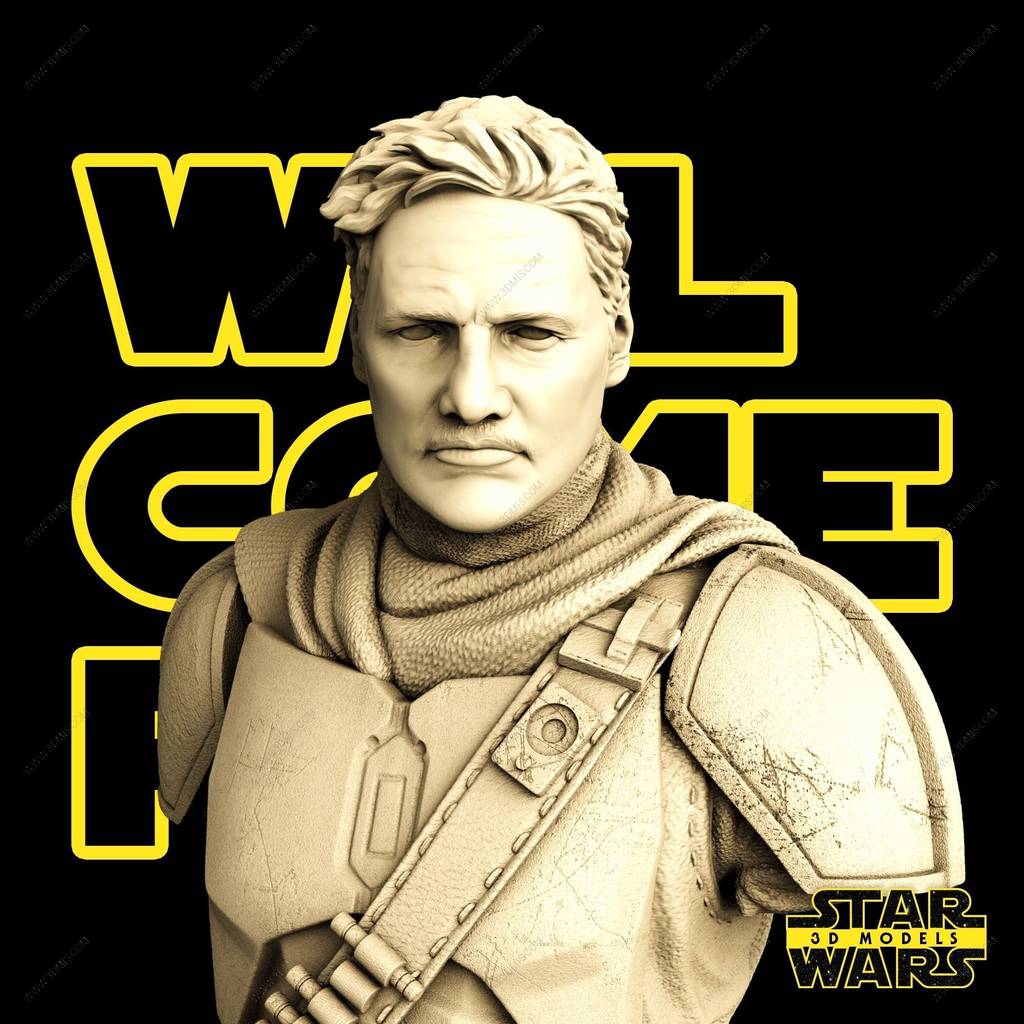 P站图纸印象馆 SW3D 星球大战 曼达洛人 SW3D 星球大战 曼达洛人