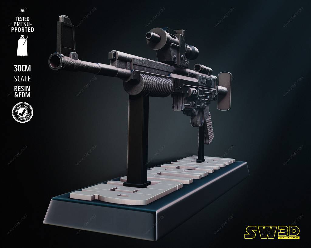 P站图纸印象馆 SW3D 星球大战 A280C爆能枪 SW3D 星球大战 A280C爆能枪