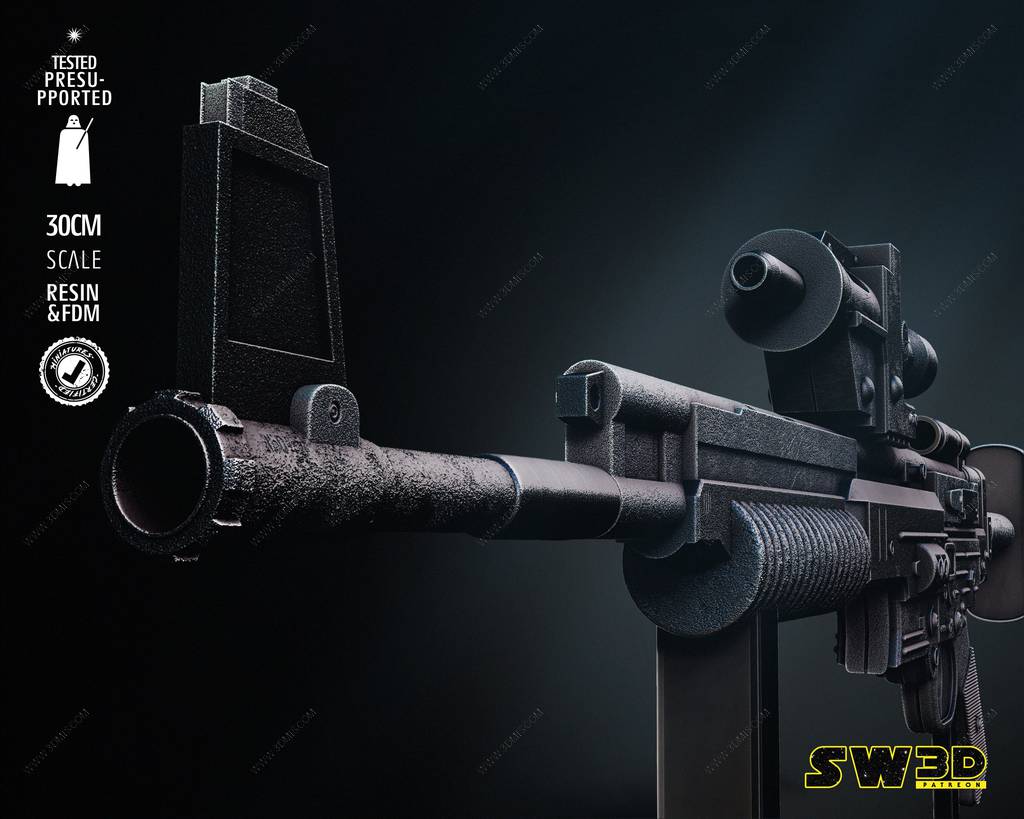 P站图纸印象馆 SW3D 星球大战 A280C爆能枪 SW3D 星球大战 A280C爆能枪