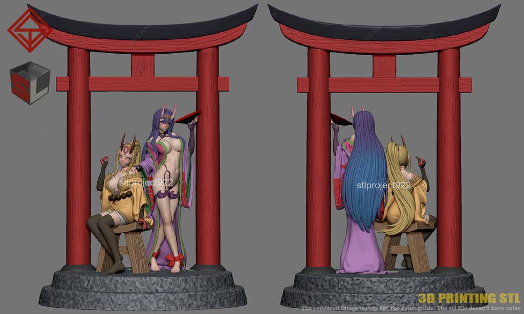 P站图纸印象馆 STL Project 酒吞童子 STL Project 酒吞童子