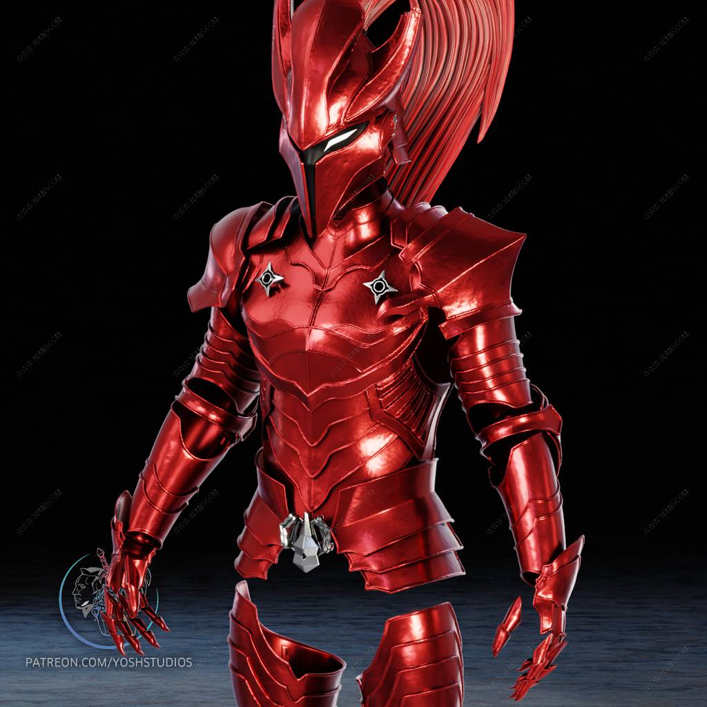 P站图纸印象馆 Yosh 我独自升级 血色耶格利特全身甲 Yosh 我独自升级 血色耶格利特全身甲