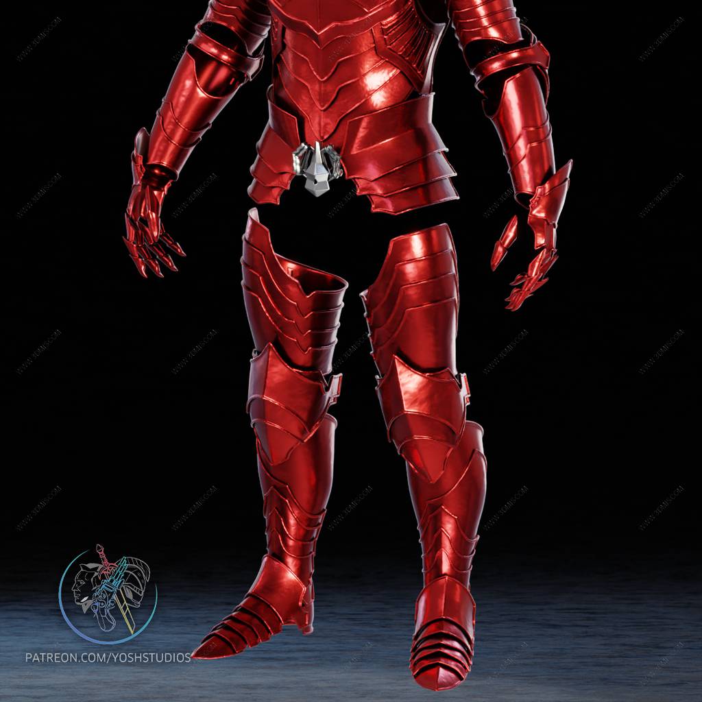 P站图纸印象馆 Yosh 我独自升级 血色耶格利特全身甲 Yosh 我独自升级 血色耶格利特全身甲