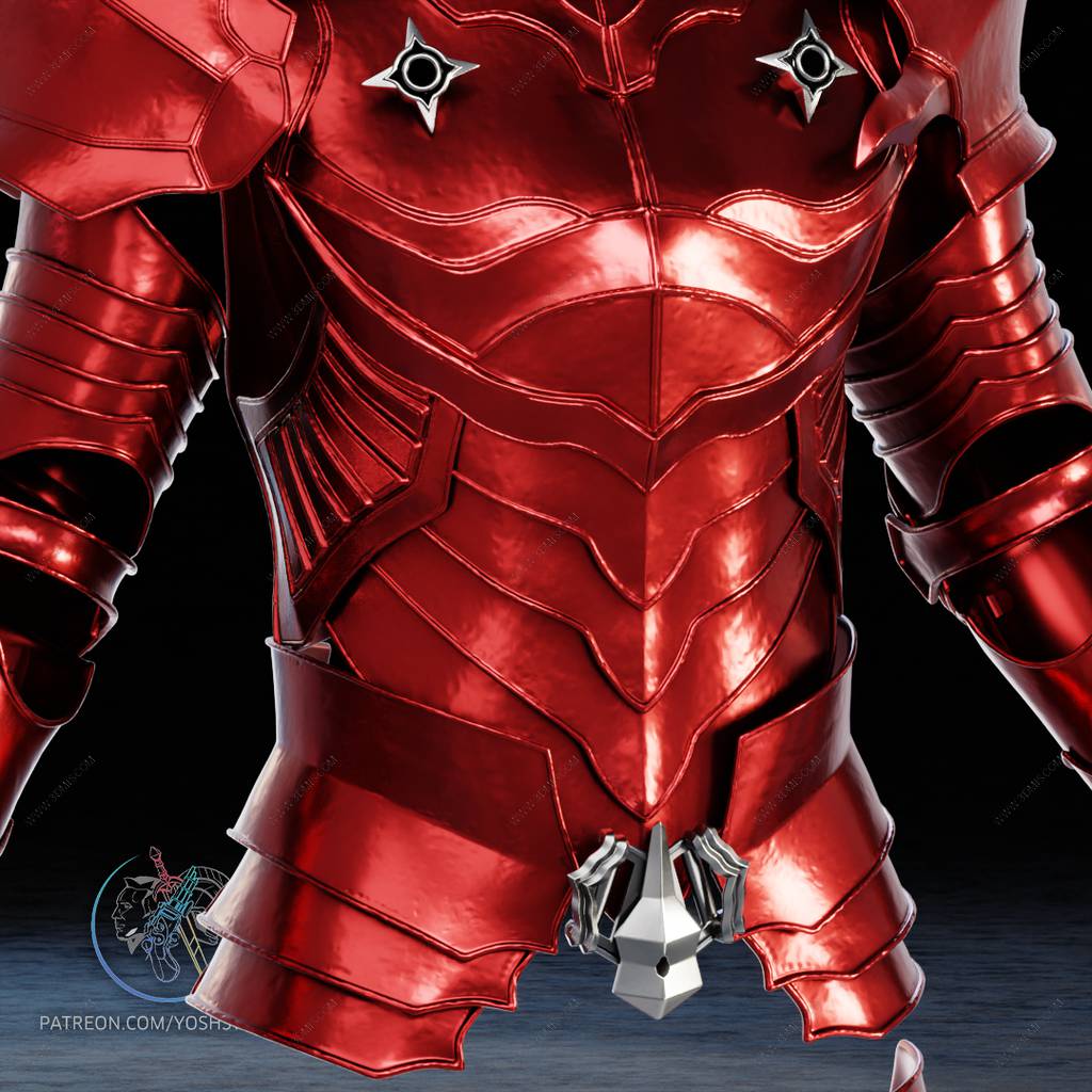 P站图纸印象馆 Yosh 我独自升级 血色耶格利特全身甲 Yosh 我独自升级 血色耶格利特全身甲