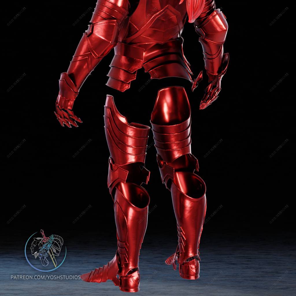 P站图纸印象馆 Yosh 我独自升级 血色耶格利特全身甲 Yosh 我独自升级 血色耶格利特全身甲