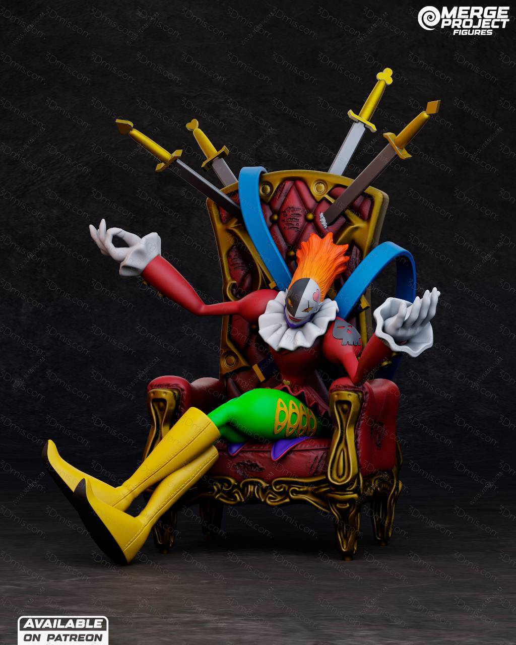 P站图纸印象馆 MPF 数码宝贝 小丑皇兽 MPF 数码宝贝 小丑皇兽