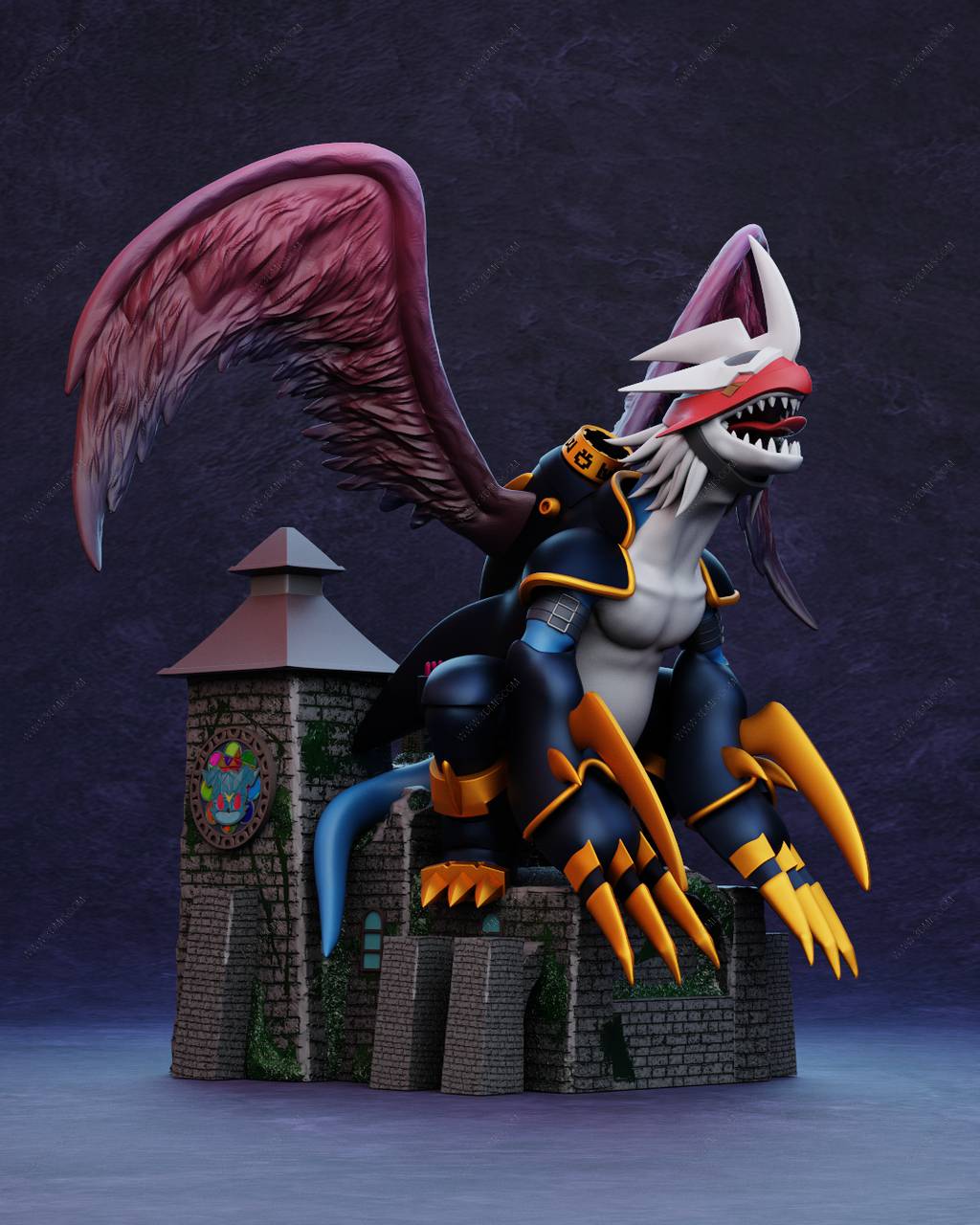 P站图纸印象馆 MPF 数码宝贝大冒险 帝皇龙兽 MPF 数码宝贝大冒险 帝皇龙兽