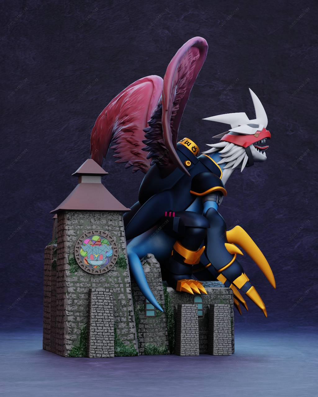 P站图纸印象馆 MPF 数码宝贝大冒险 帝皇龙兽 MPF 数码宝贝大冒险 帝皇龙兽