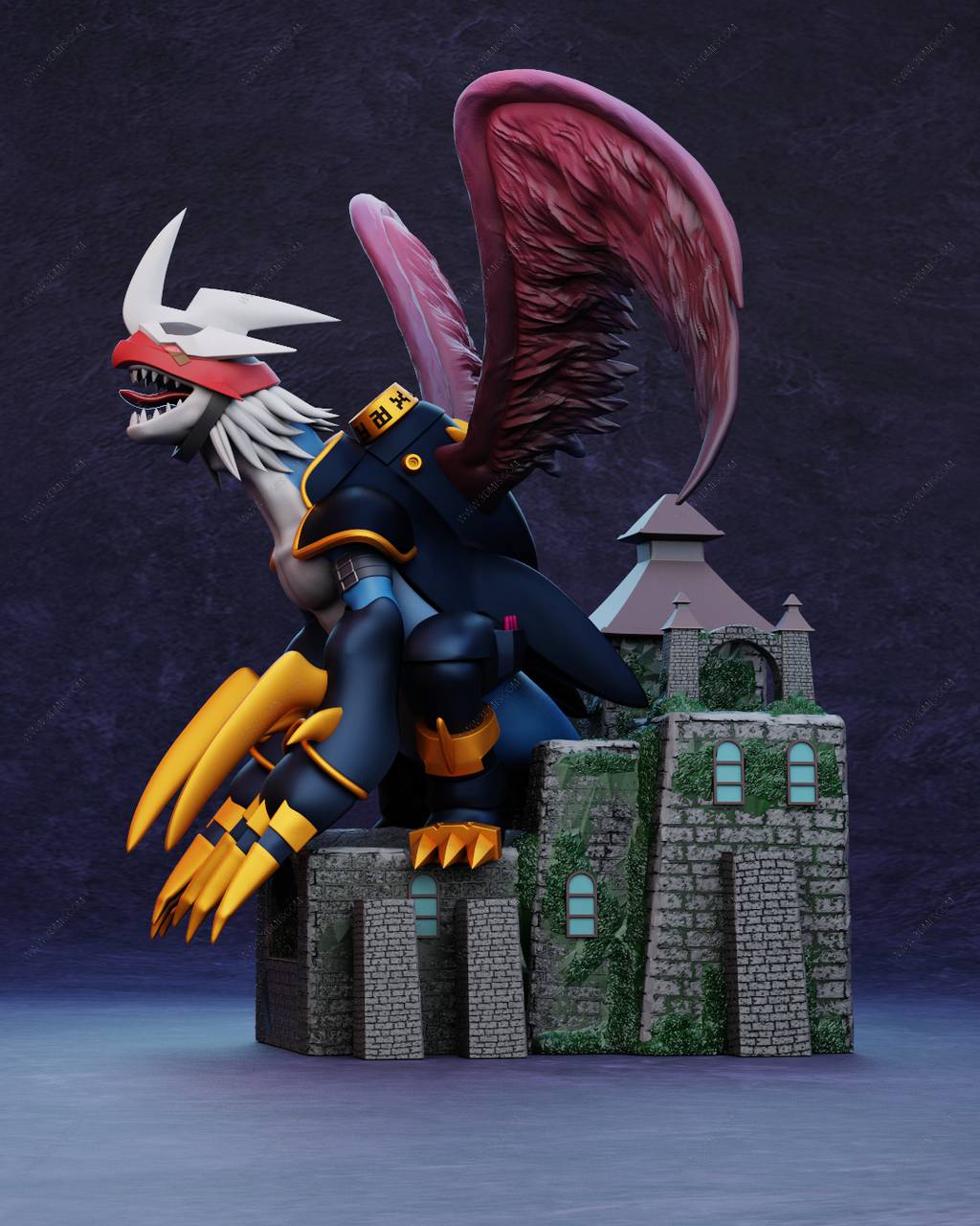 P站图纸印象馆 MPF 数码宝贝大冒险 帝皇龙兽 MPF 数码宝贝大冒险 帝皇龙兽