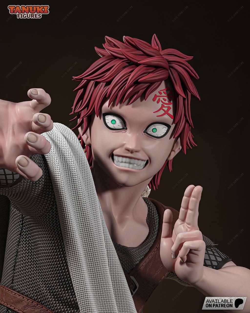 P站图纸印象馆 Tanuki Figures 火影忍者 我爱罗 Tanuki Figures 火影忍者 我爱罗