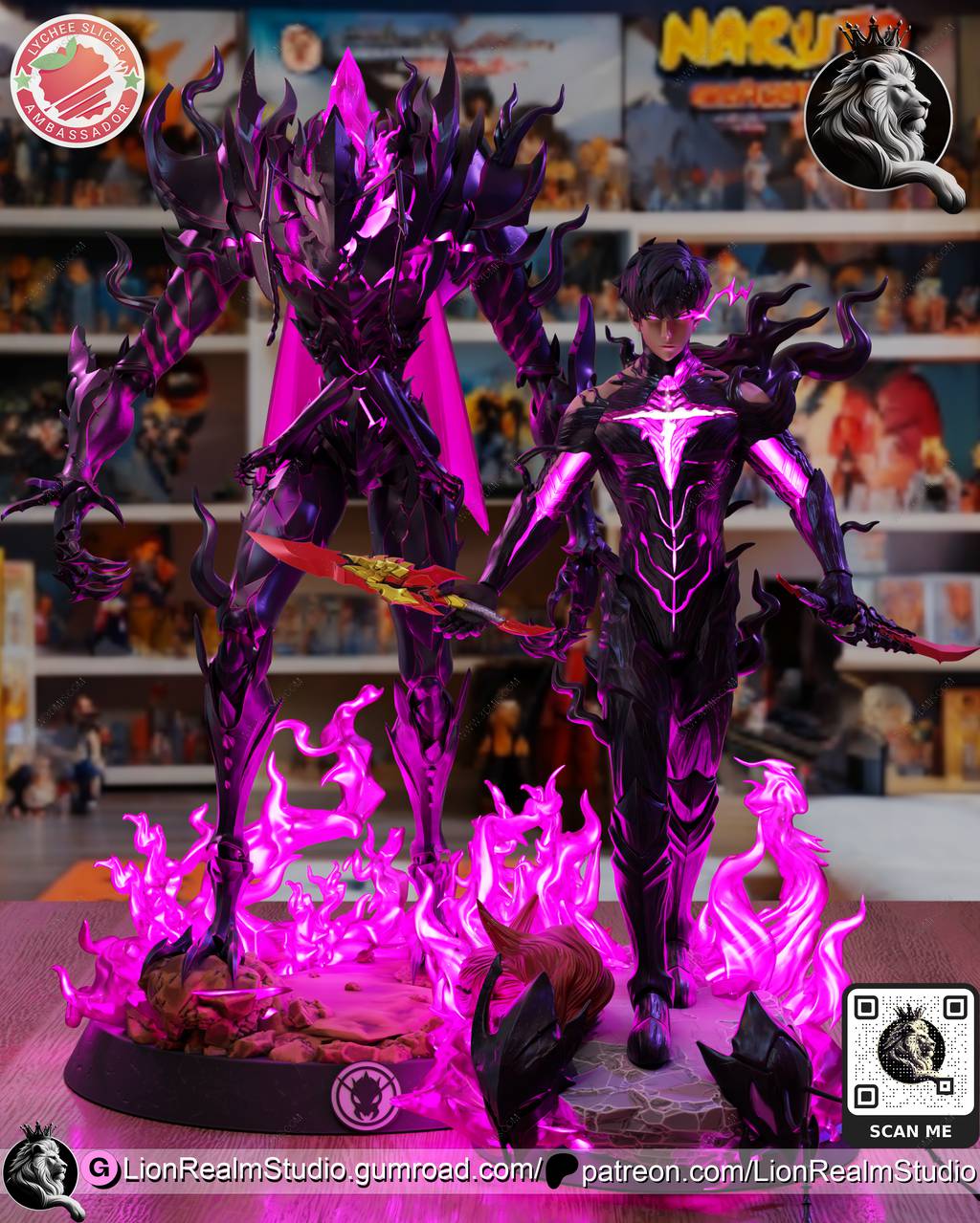 P站图纸印象馆 LionRealm 我独自升级 贝尔 LionRealm 我独自升级 贝尔