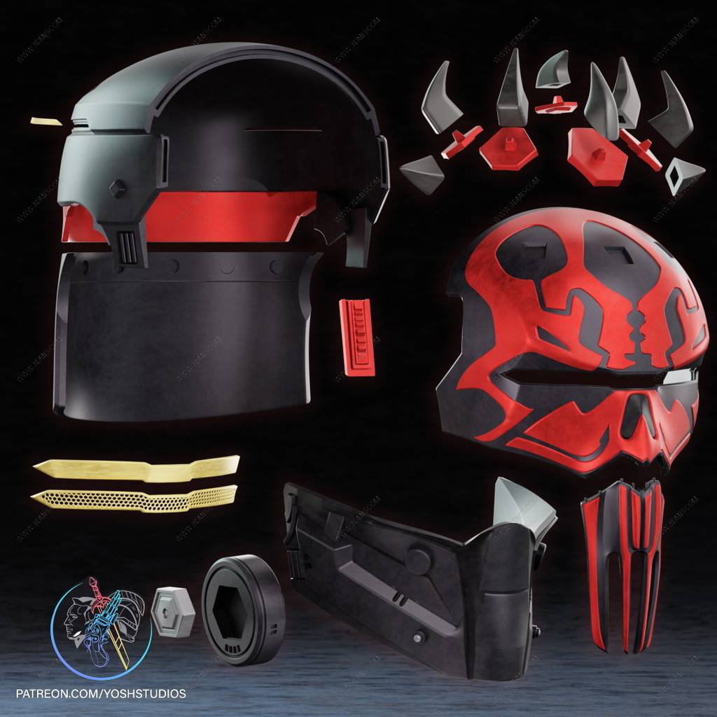 P站图纸印象馆 Yosh 星球大战 达斯·摩尔的面具 Yosh 星球大战 达斯·摩尔的面具