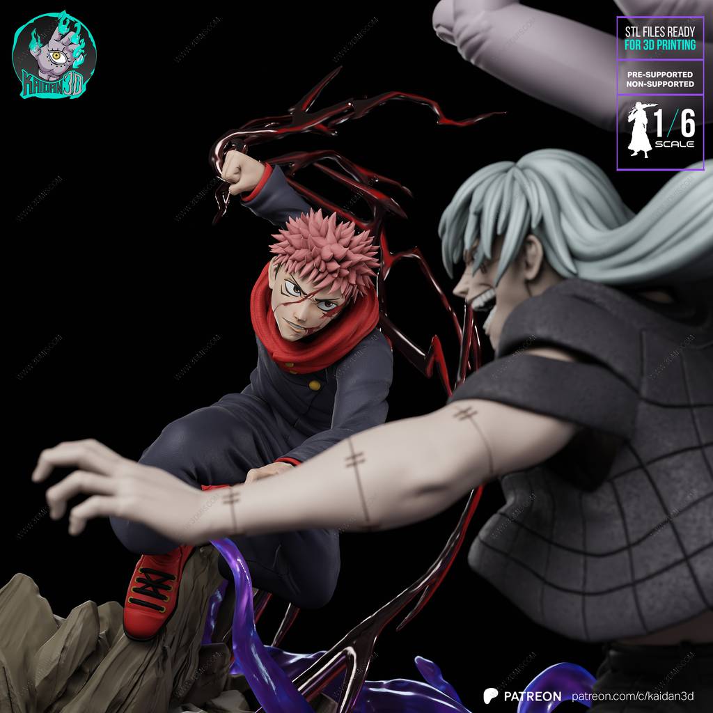 P站图纸印象馆 Kaidan 咒术回战 虎杖悠仁 东堂葵 真人 Kaidan 咒术回战 虎杖悠仁 东堂葵 真人