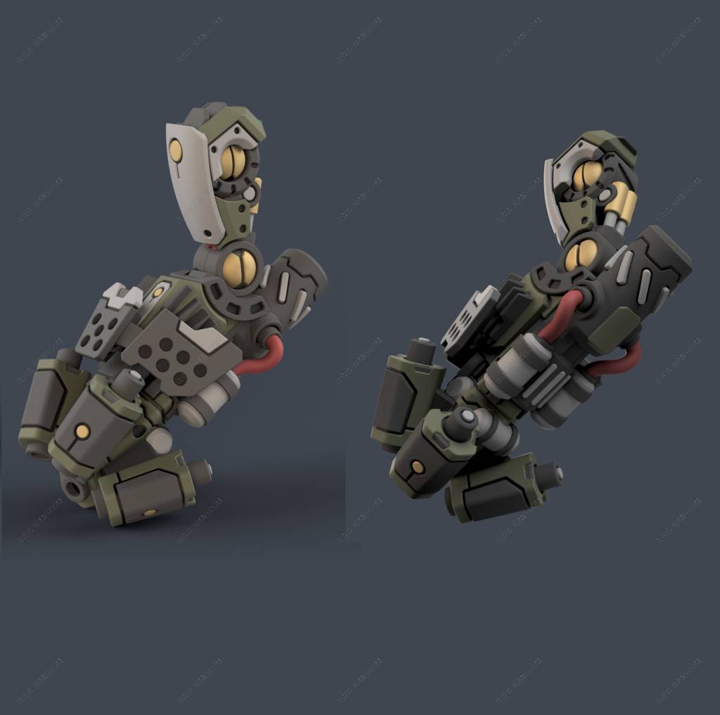 P站图纸印象馆 PiperMakes 卡卢加模式鲟鱼机甲 PiperMakes 卡卢加模式鲟鱼机甲