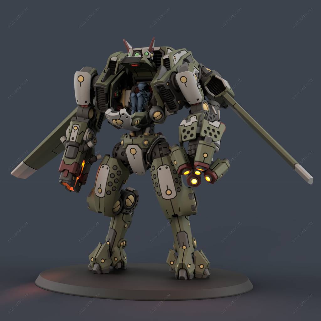 P站图纸印象馆 PiperMakes 卡卢加模式鲟鱼机甲 PiperMakes 卡卢加模式鲟鱼机甲