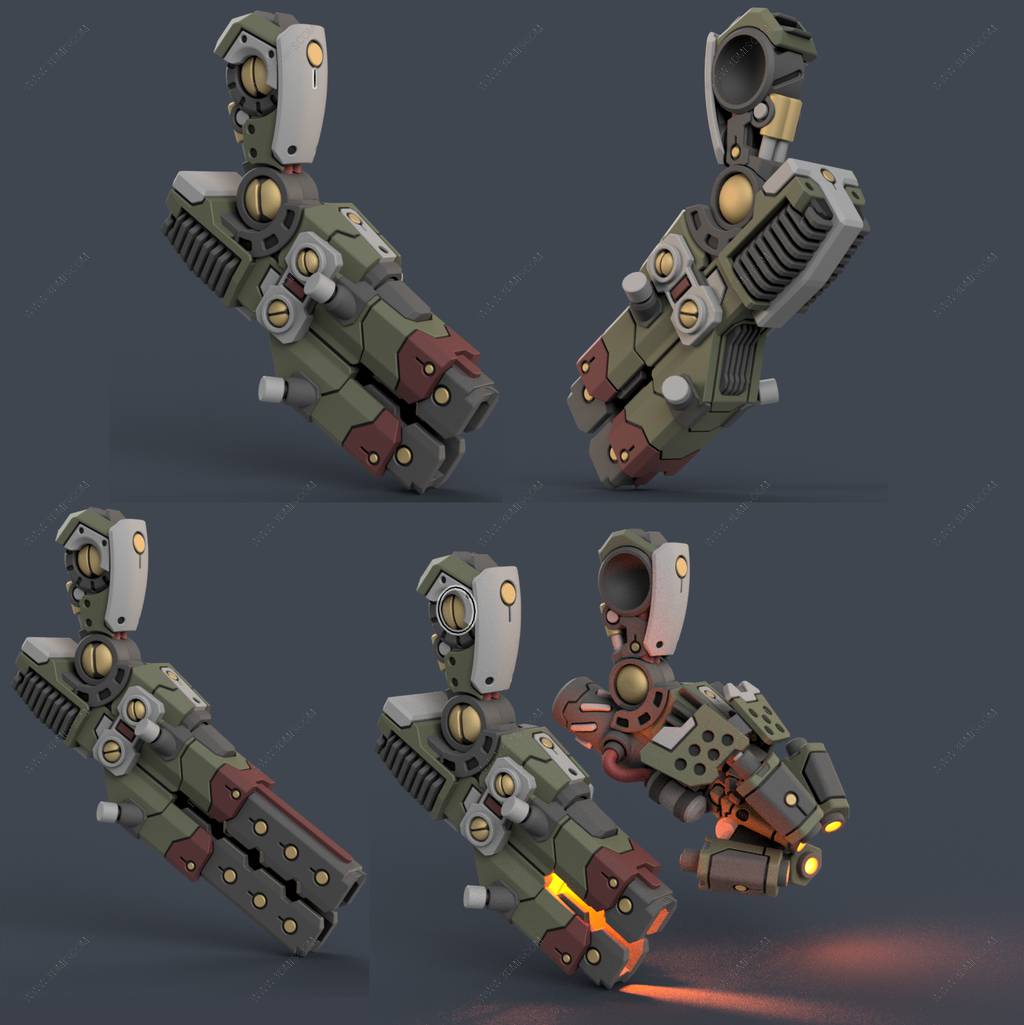 P站图纸印象馆 PiperMakes 卡卢加模式鲟鱼机甲 PiperMakes 卡卢加模式鲟鱼机甲