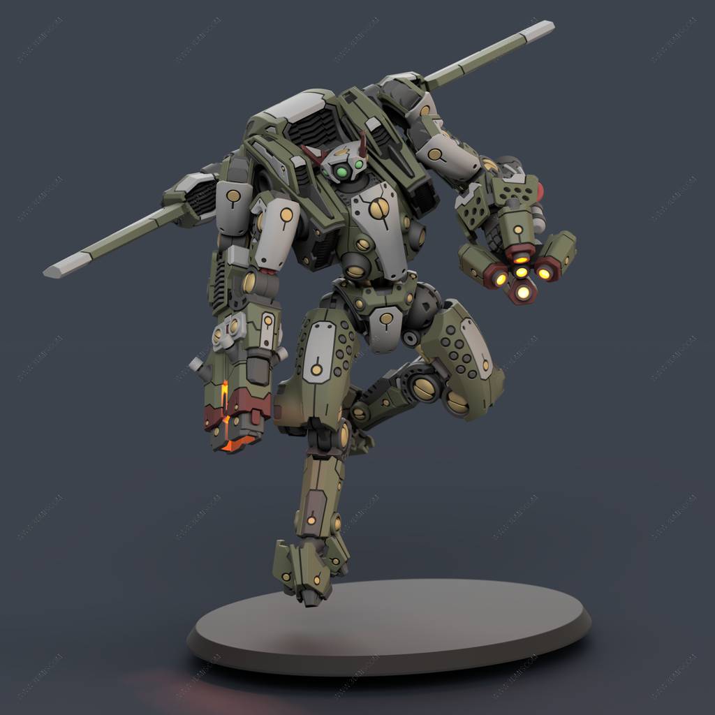 P站图纸印象馆 PiperMakes 卡卢加模式鲟鱼机甲 PiperMakes 卡卢加模式鲟鱼机甲