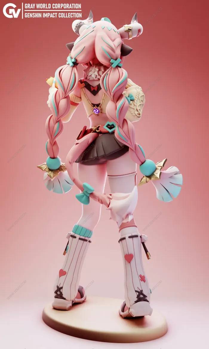 P站图纸印象馆 GrayWorld 原神 瓦雷莎 GrayWorld 原神 瓦雷莎