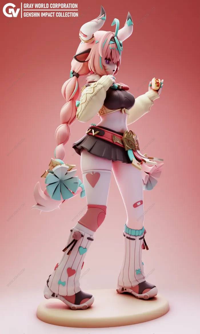 P站图纸印象馆 GrayWorld 原神 瓦雷莎 GrayWorld 原神 瓦雷莎