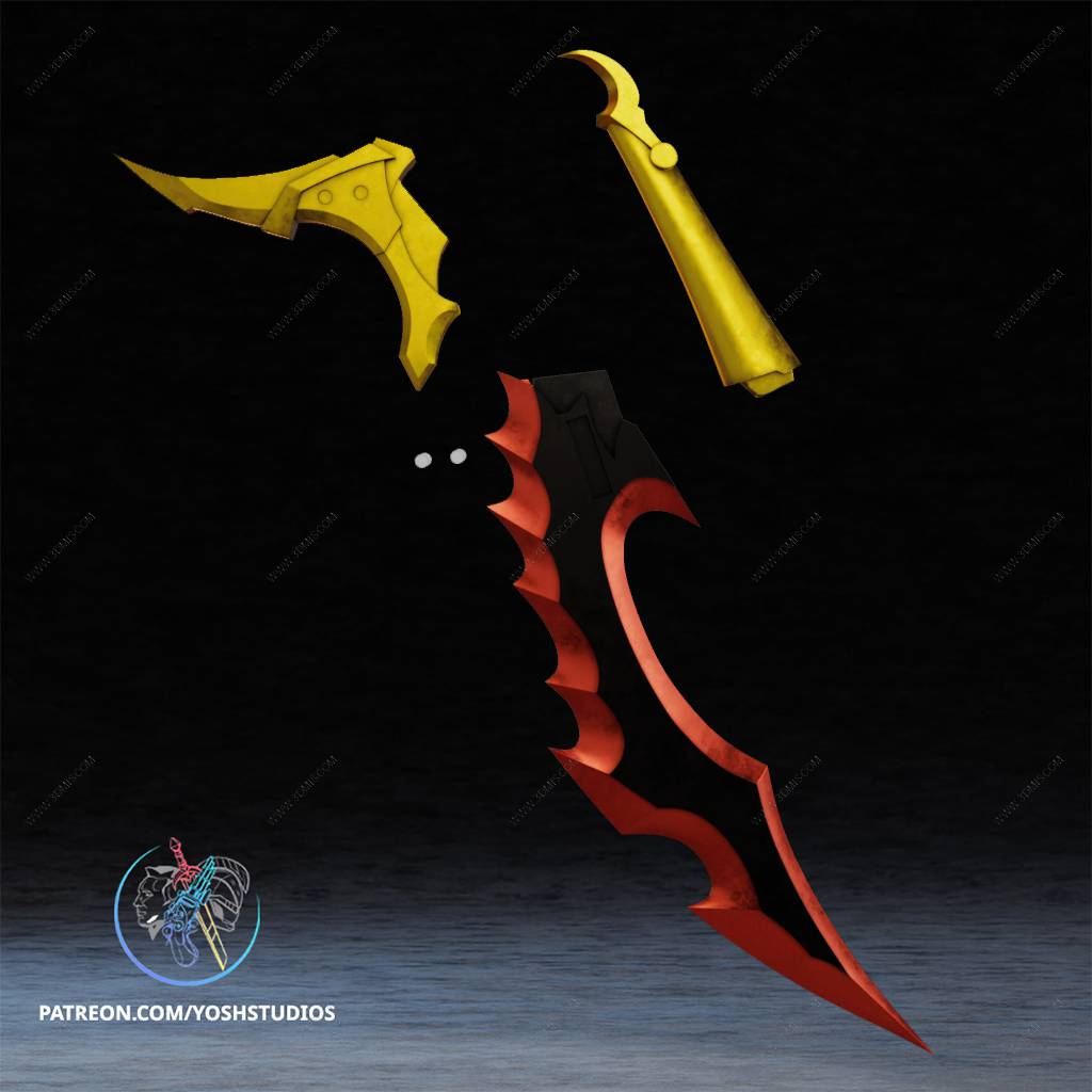 P站图纸印象馆 Yosh 我独自升级 骑士杀手匕首 Yosh 我独自升级 骑士杀手匕首