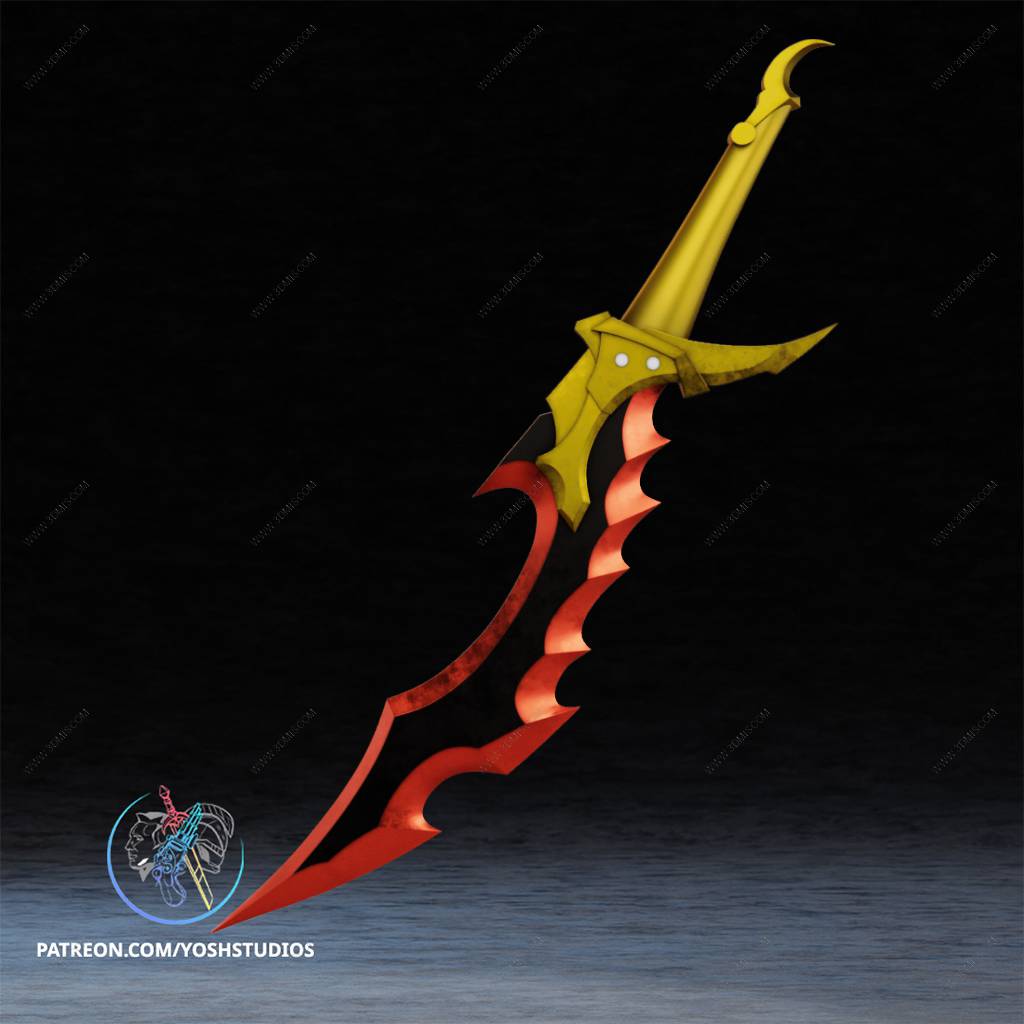 P站图纸印象馆 Yosh 我独自升级 骑士杀手匕首 Yosh 我独自升级 骑士杀手匕首