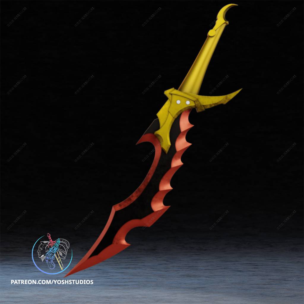 P站图纸印象馆 Yosh 我独自升级 骑士杀手匕首 Yosh 我独自升级 骑士杀手匕首