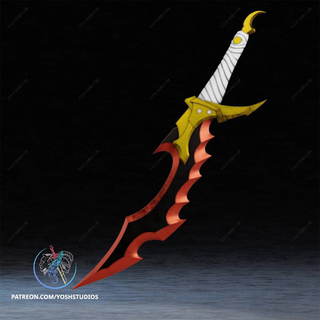 P站图纸印象馆 Yosh 我独自升级 骑士杀手匕首 Yosh 我独自升级 骑士杀手匕首