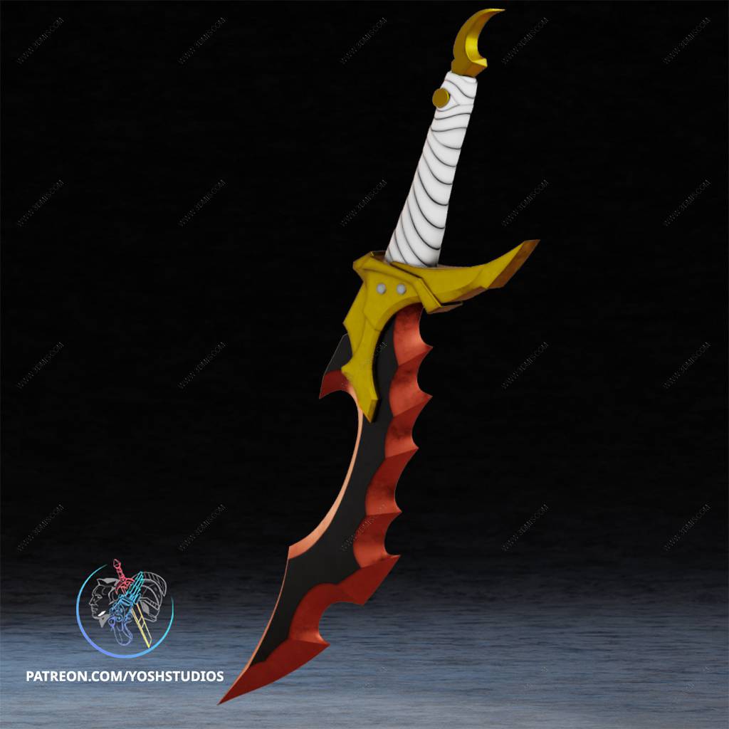 P站图纸印象馆 Yosh 我独自升级 骑士杀手匕首 Yosh 我独自升级 骑士杀手匕首