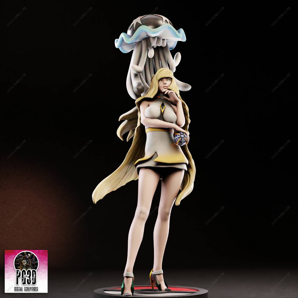 P站图纸印象馆 PgGasta 精灵宝可梦 而露莎米奈和虚吾伊德 PgGasta 精灵宝可梦 而露莎米奈和虚吾伊德