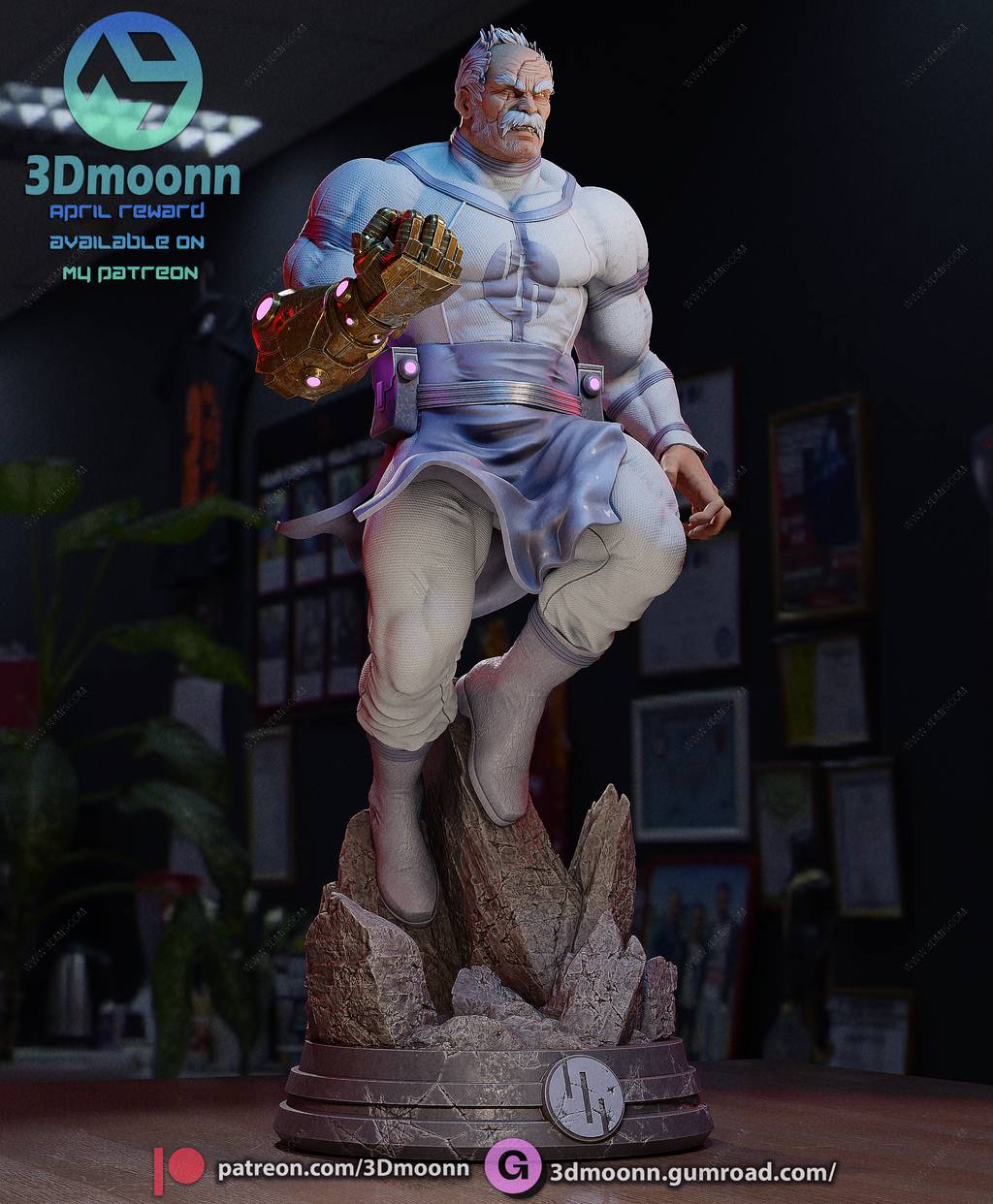 P站图纸印象馆 3Dmoonn 无敌少侠 征服者 3Dmoonn 无敌少侠 征服者