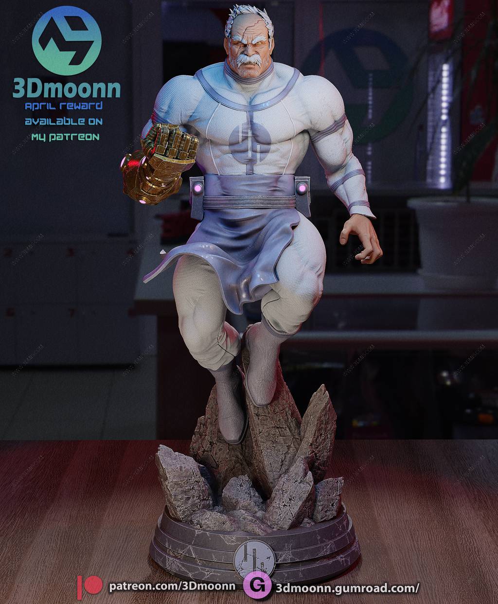 P站图纸印象馆 3Dmoonn 无敌少侠 征服者 3Dmoonn 无敌少侠 征服者