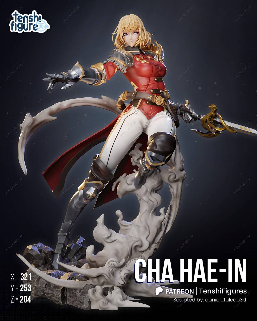 P站图纸印象馆 Tenshi Figures 我独自升级 车慧怡 Tenshi Figures 我独自升级 车慧怡