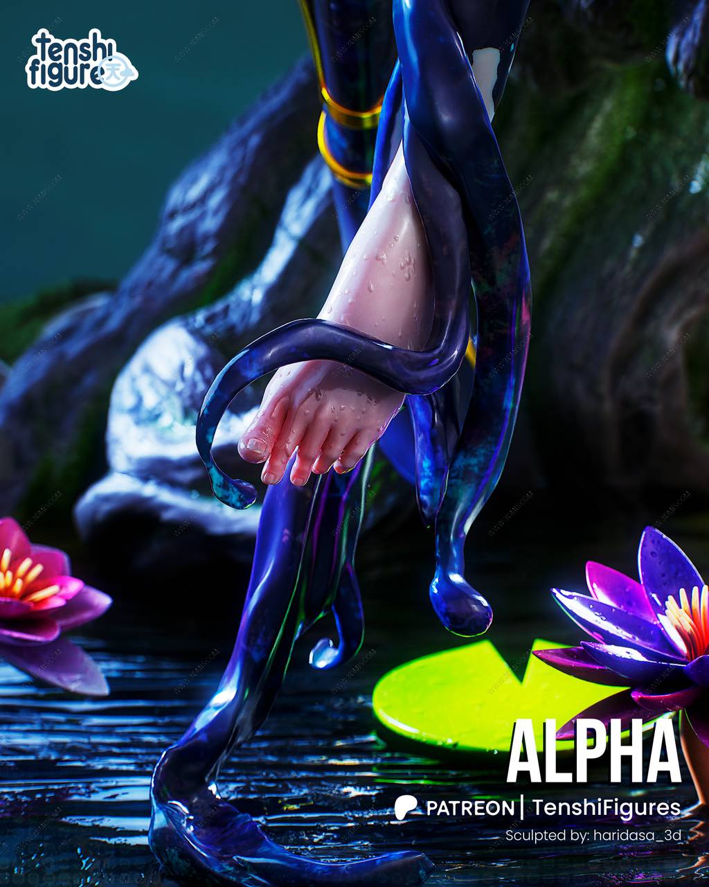 P站图纸印象馆 Tenshi Figures 想要成为影之实力者 阿尔法 Tenshi Figures 想要成为影之实力者 阿尔法