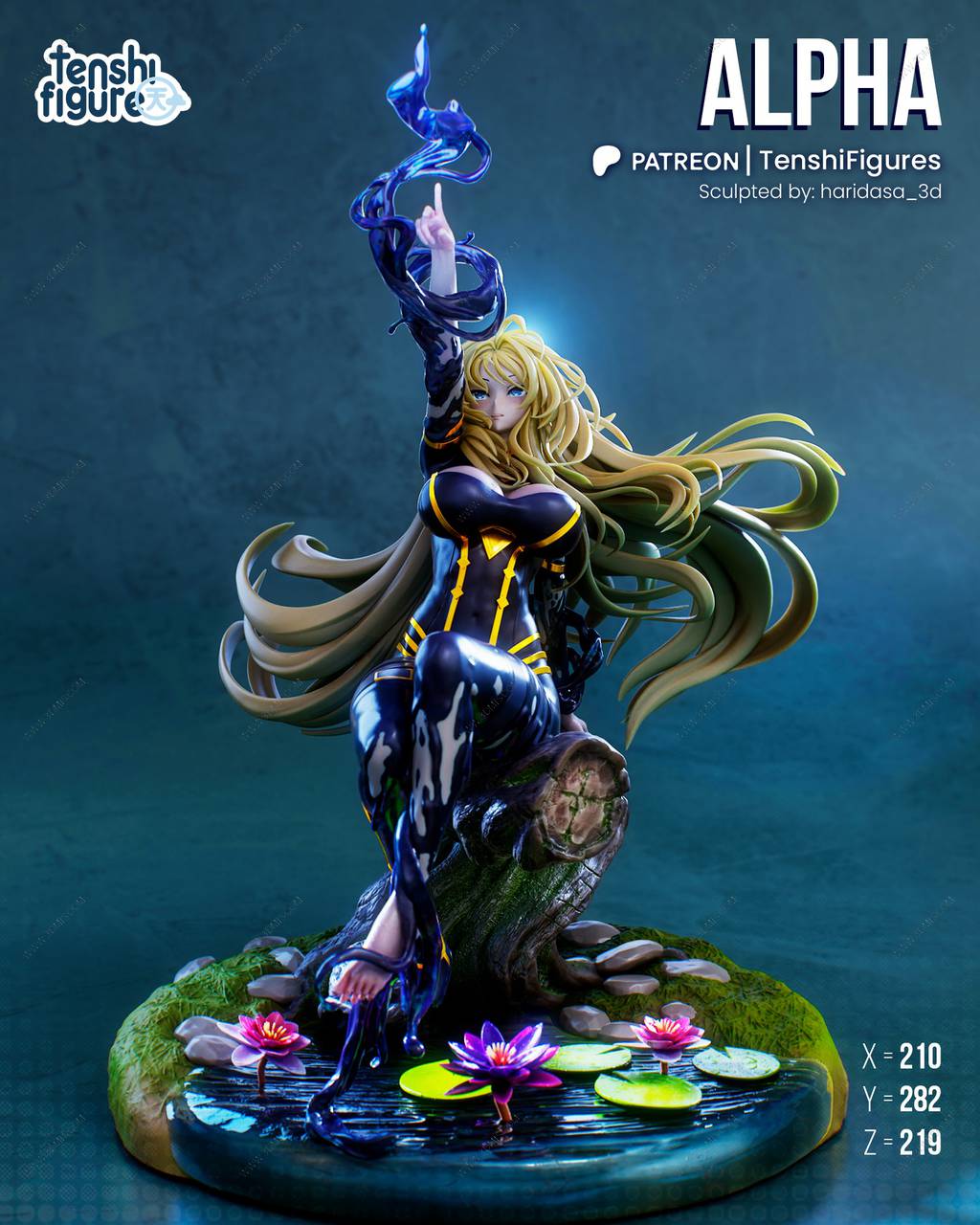 P站图纸印象馆 Tenshi Figures 想要成为影之实力者 阿尔法 Tenshi Figures 想要成为影之实力者 阿尔法