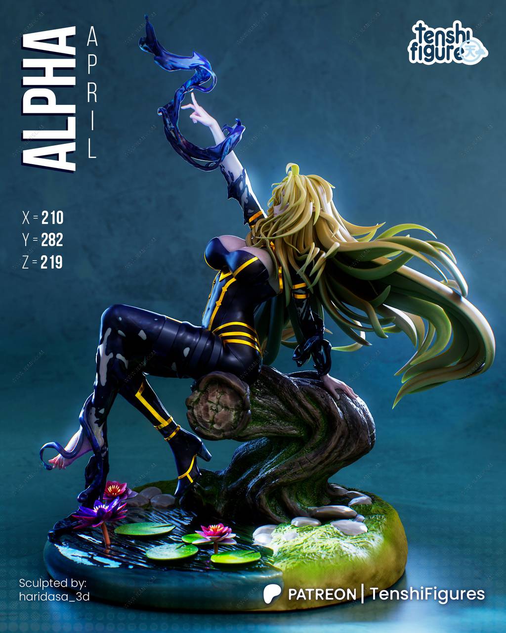 P站图纸印象馆 Tenshi Figures 想要成为影之实力者 阿尔法 Tenshi Figures 想要成为影之实力者 阿尔法